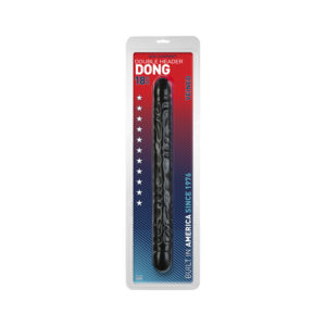 Doc Johnson Double Header Dong 18" Black Packaging