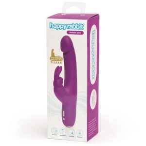 Happy Rabbit Slimline Realistic Rechargeable Rabbit Vibrator Packaging