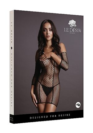 Le Desir Duo Net Sleeved Mini Dress Packaging