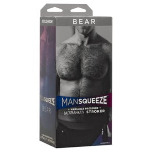Man Squeeze Bear Ass Male Masturbator Packaging