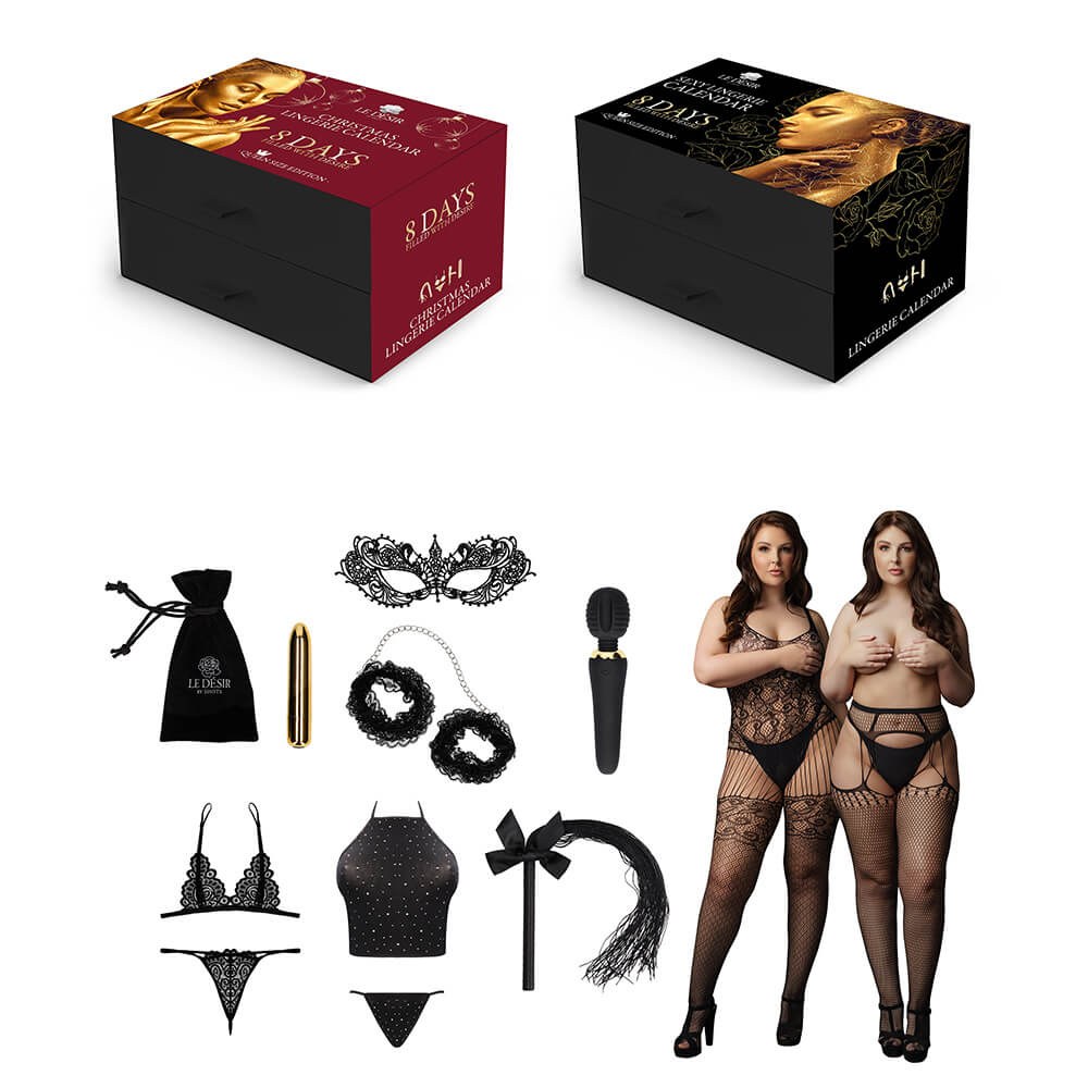 Le Desir Plus Size Lingerie Calendar 8 Days of Surprises