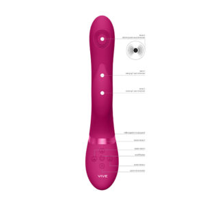 Vive Aimi Rechargeable Pulse Wave Swinging Rabbit Vibrator Info