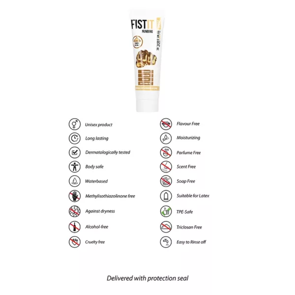 fist it numbing lubricant 25ml info