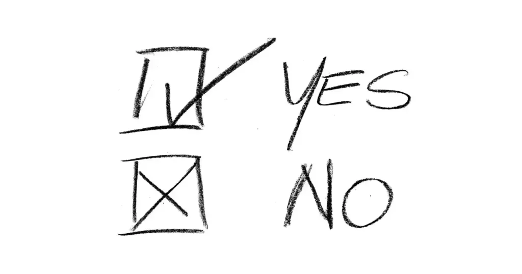 A couple in a BDSM and power exchange relationship, negotiating consent