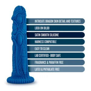 the realm draken lock on silicone dragon dildo info