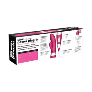 bodywand wand plus rabbit 8 power plugin-in vibrator packaging back