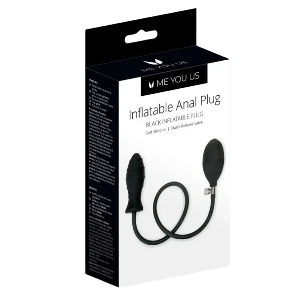 me you us inflatable anal plug packaging