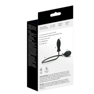 me you us inflatable anal plug packaging back