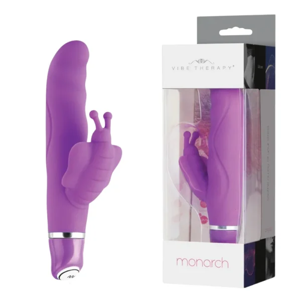 Vibe Therapy monarch mini butterfly rabbit vibrator with packaging