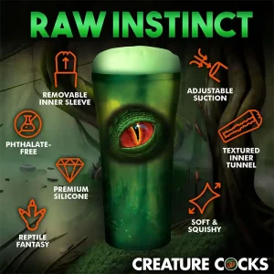 creature cocks raptor reptile masturbator infographic