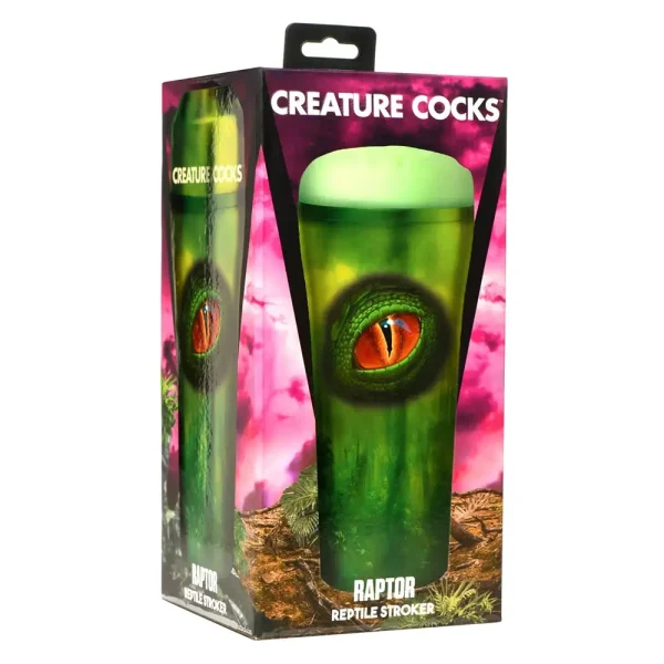 creature cocks raptor reptile masturbator packaging