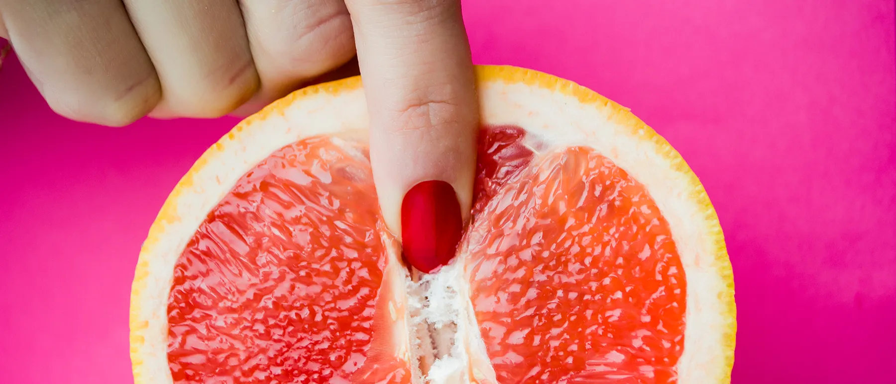 finger on example of a clit