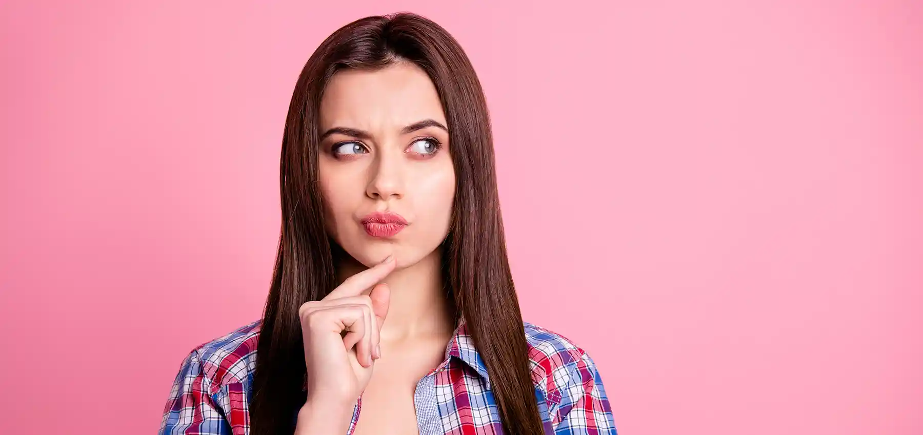 woman thinking about what her desires are