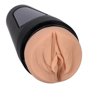 A close-up of the Doc Johnson Main Squeeze Sybil UltraSkyn Stroker.
