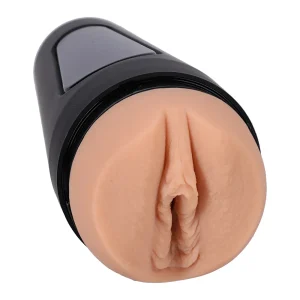 A close-up of the Doc Johnson Main Squeeze Valerica Steele UltraSkyn Stroker.