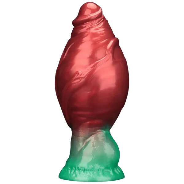An maximum inflated Aerosx 7.5 Inch Silicone Inflatable Fantasy Dildo, it has been inflated to its maximum size to show how much bigger it gets.