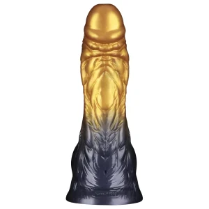 Topside of the Aerosx 8 Inch Silicone Inflatable Fantasy Dildo.