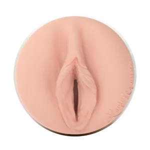 A close-up of the top of the Fleshlight Girls Kayley Gunner Fully Loaded Texture Masturbator.