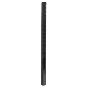 The Hidden Desire Extreme Electro Shock Baton is a black handheld bondage device with a textured grip and control buttons near the base, shown upright against a white background.