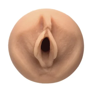 A close-up of the Doc Johnson Main Squeeze Sasha Grey UltraSkyn Stroker.