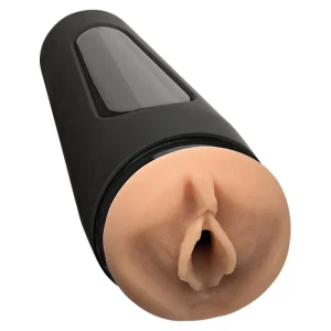 A close-up of the Doc Johnson Main Squeeze Sasha Grey UltraSkyn Stroker.