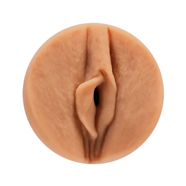Close up of the Doc Johnson Main Squeeze Tana Lea UltraSkyn Stroker, designed and moulded from Tana Lea.