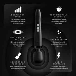 Doxy 2.0 Die Cast Compact Cordless Massager - Image 4