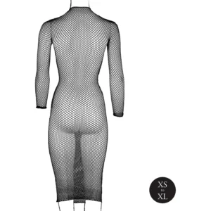 Le Desir Long Dress Fishnet Structure and Turtle Neck - Image 5
