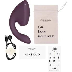 Womanizer Next Duo 3D Purple G-Spot and Clitoral Suction Stimulator - Image 9