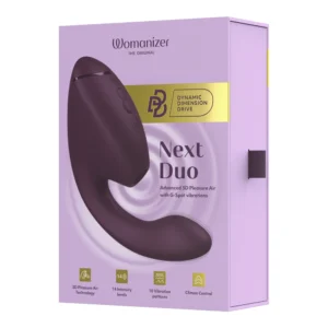Womanizer Next Duo 3D Purple G-Spot and Clitoral Suction Stimulator - Image 10